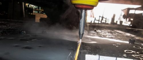 waterjet cutting metal