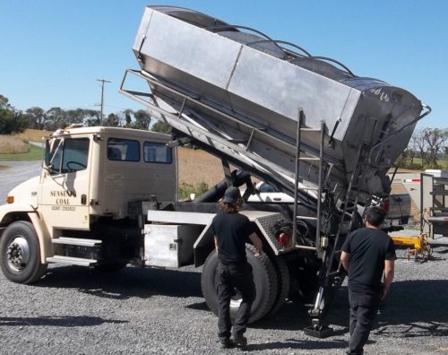 Aquajet services stainless truck bed