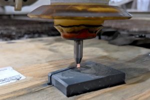 Waterjet Cutting with Silicon Carbide Abrasive