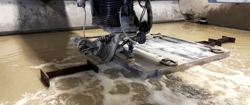 waterjet cutting thick stainless steel