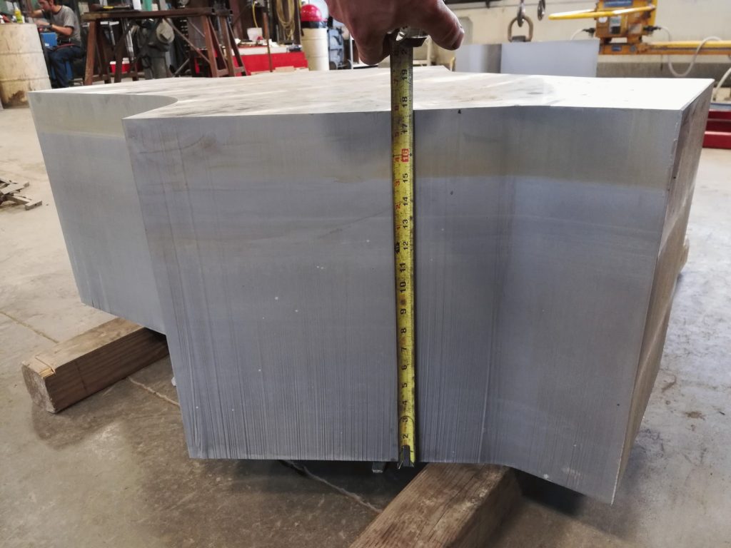 18 inch thick stainless steel - AquaJet Services